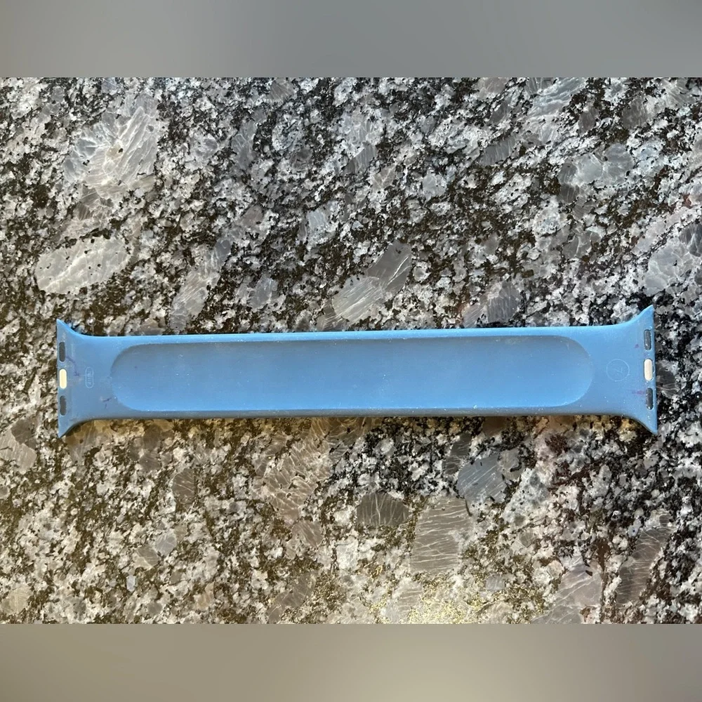 Apple Watch Anchor Blue Solo Loop Band Size 7 Sport Silicone OEM Gift